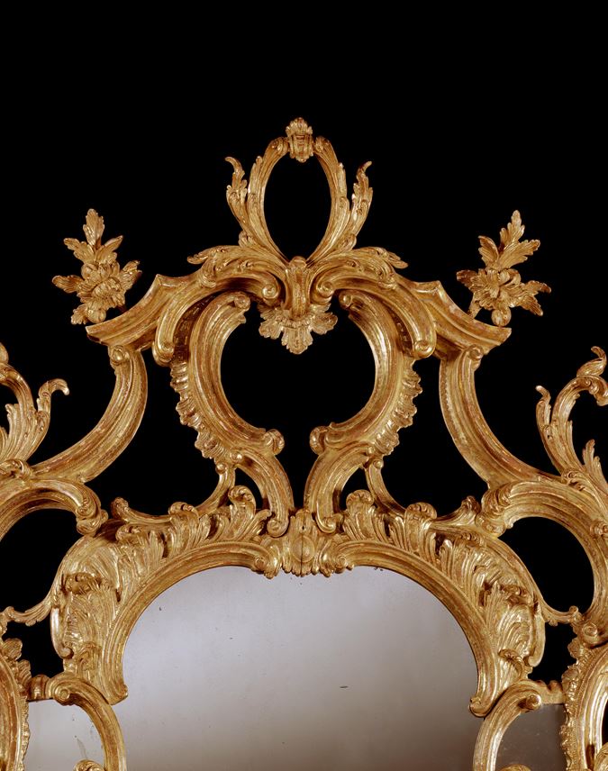 A PAIR OF GEORGE III GILTWOOD MIRRORS  | MasterArt